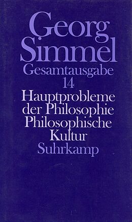 Fester Einband Gesamtausgabe in 24 Bänden von Georg Simmel