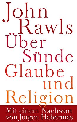 Fester Einband Über Sünde, Glaube und Religion von John Rawls