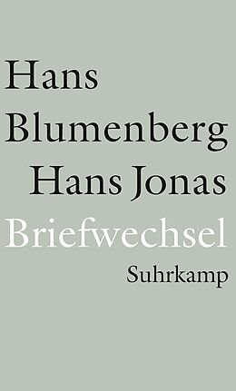 Fester Einband Briefwechsel 1954-1978 und weitere Materialien von Hans Blumenberg, Hans Jonas