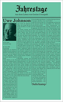 E-Book (epub) Jahrestage 4 von Uwe Johnson