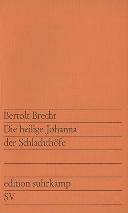 E-Book (epub) Die heilige Johanna der Schlachthöfe von Bertolt Brecht