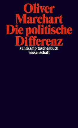 E-Book (epub) Die politische Differenz von Oliver Marchart