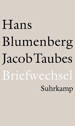 E-Book (epub) Briefwechsel 19611981 von Hans Blumenberg, Jacob Taubes