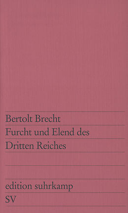 E-Book (epub) Furcht und Elend des Dritten Reiches von Bertolt Brecht