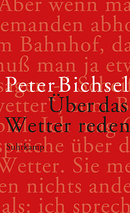 E-Book (epub) Über das Wetter reden von Peter Bichsel
