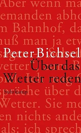 E-Book (epub) Über das Wetter reden von Peter Bichsel
