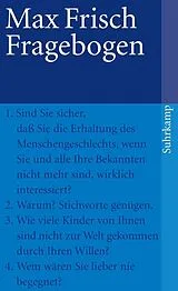 E-Book (epub) Fragebogen von Max Frisch