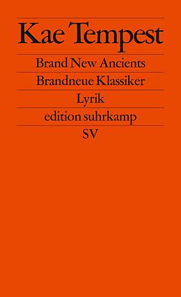E-Book (epub) Brand New Ancients / Brandneue Klassiker von Kae Tempest