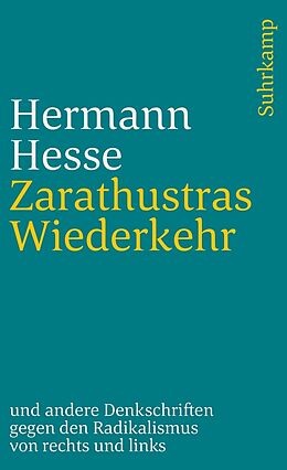E-Book (epub) Zarathustras Wiederkehr von Hermann Hesse