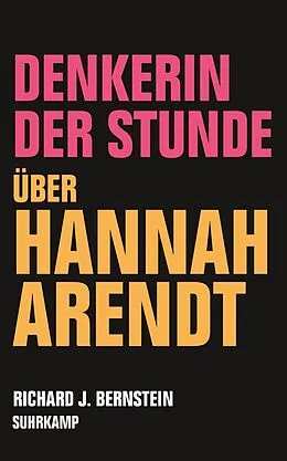 E-Book (epub) Denkerin der Stunde von Richard J. Bernstein
