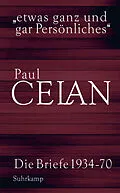 E-Book (epub) »etwas ganz und gar Persönliches« von Paul Celan