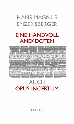 E-Book (epub) Eine Handvoll Anekdoten von Hans Magnus Enzensberger
