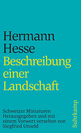 E-Book (epub) Beschreibung einer Landschaft von Hermann Hesse