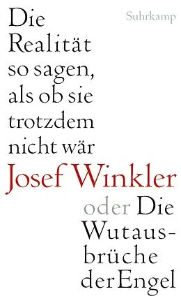 E-Book (epub) Die Realität so sagen, als ob sie trotzdem nicht wär oder Die Wutausbrüche der Engel von Josef Winkler