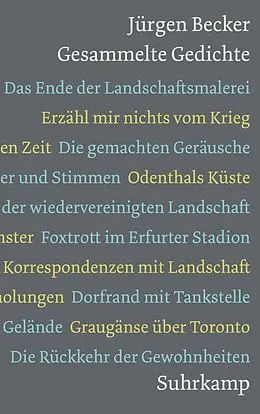 E-Book (epub) Gesammelte Gedichte von Jürgen Becker