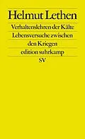 E-Book (epub) Verhaltenslehren der Kälte von Helmut Lethen