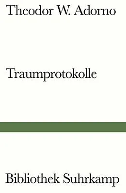 E-Book (epub) Traumprotokolle von Theodor W. Adorno
