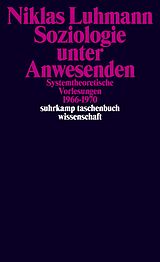 E-Book (epub) Soziologie unter Anwesenden von Niklas Luhmann