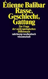 E-Book (epub) Rasse, Geschlecht, Gattung von Étienne Balibar