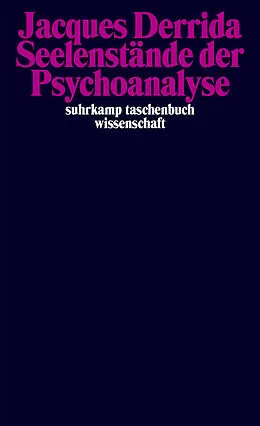E-Book (epub) Seelenstände der Psychoanalyse von Jacques Derrida
