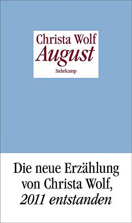 E-Book (epub) August von Christa Wolf