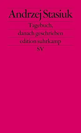 E-Book (epub) Tagebuch, danach geschrieben von Andrzej Stasiuk
