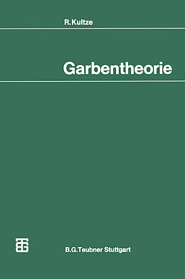 Kartonierter Einband Garbentheorie von R. Kultze
