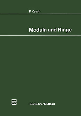 Kartonierter Einband Moduln und Ringe von Friedrich Kasch