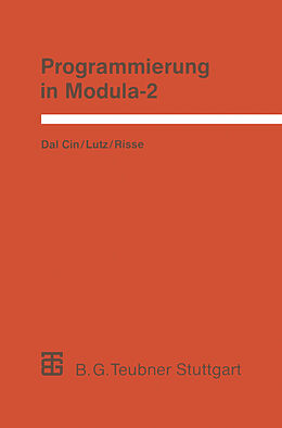 Kartonierter Einband Programmierung in Modula-2 von Joachim Lutz, Thomas Risse