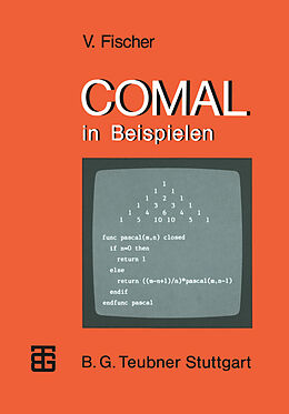 Kartonierter Einband COMAL in Beispielen von Volker Fischer