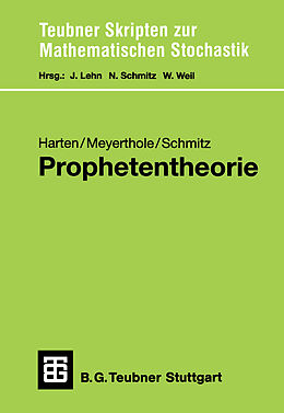 Kartonierter Einband Prophetentheorie von Andreas Meyerthole, Norbert Schmitz