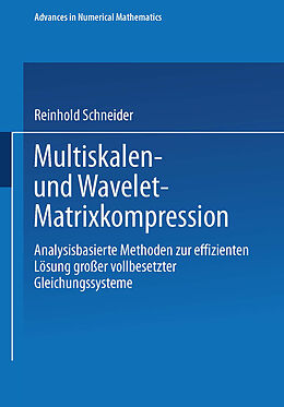 Kartonierter Einband Multiskalen- und Wavelet-Matrixkompression von Reinhold Schneider