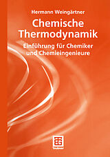 Kartonierter Einband Chemische Thermodynamik von Hermann Weingärtner