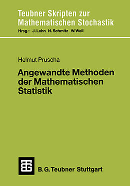 Kartonierter Einband Angewandte Methoden der Mathematischen Statistik von Helmut Pruscha