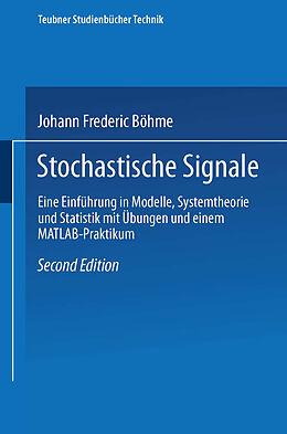 Kartonierter Einband Stochastische Signale von Johann Frederic Böhme