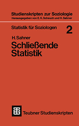 Kartonierter Einband Statistik für Soziologen 2 von Heinz Sahner