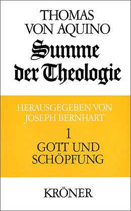 E-Book (pdf) Gott und Schöpfung von Thomas von Aquin
