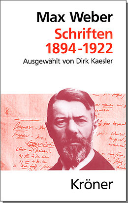 Fester Einband Schriften 1894-1922 von Max Weber