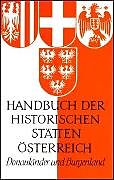 Handbuch der historischen Stätten Österreichs / Donauländer und Burgenland