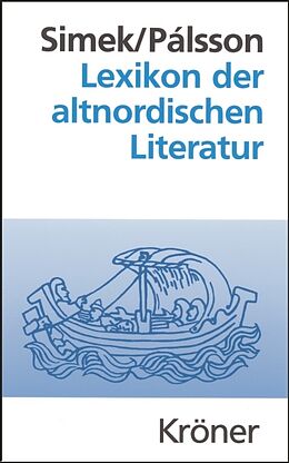 Kartonierter Einband Lexikon der altnordischen Literatur von Rudolf Simek, Hermann Pálsson
