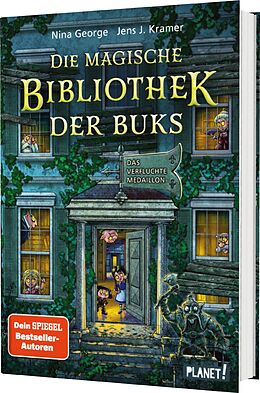 Fester Einband Die magische Bibliothek der Buks 2: Das verfluchte Medaillon von Nina George, Jens J. Kramer