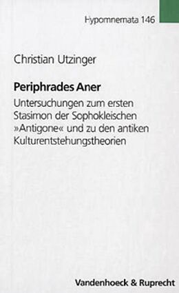 Fester Einband Periphrades Aner von Christian Utzinger