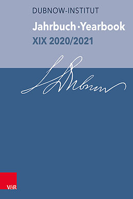Fester Einband Jahrbuch des Dubnow-Instituts /Dubnow Institute Yearbook XIX 2020/2021 von 