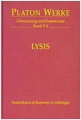Fester Einband V 4 Lysis von Platon