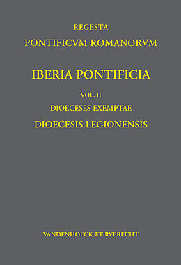 Fester Einband Iberia Pontificia Vol. II: Dioeceses Exemptae von Santiago Dominguez Sánchez
