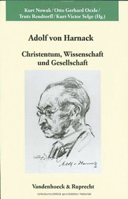 Leinen-Einband Adolf von Harnack: Christentum, Wissenschaft und Gesellschaft von 