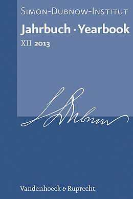 Fester Einband Jahrbuch des Simon-Dubnow-Instituts / Simon Dubnow Institute Yearbook XII/2013 von 