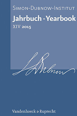Fester Einband Jahrbuch des Simon-Dubnow-Instituts / Simon Dubnow Institute Yearbook XIV/2015 von 