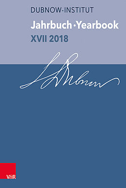 Fester Einband Jahrbuch des Dubnow-Instituts /Dubnow Institute Yearbook XVII/2018 von 