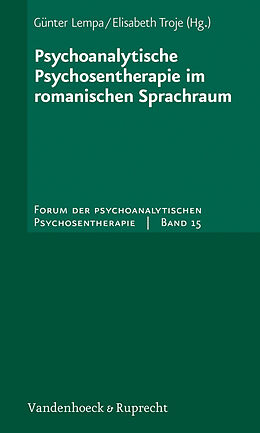Kartonierter Einband Psychoanalytische Psychosentherapie im romanischen Sprachraum von 